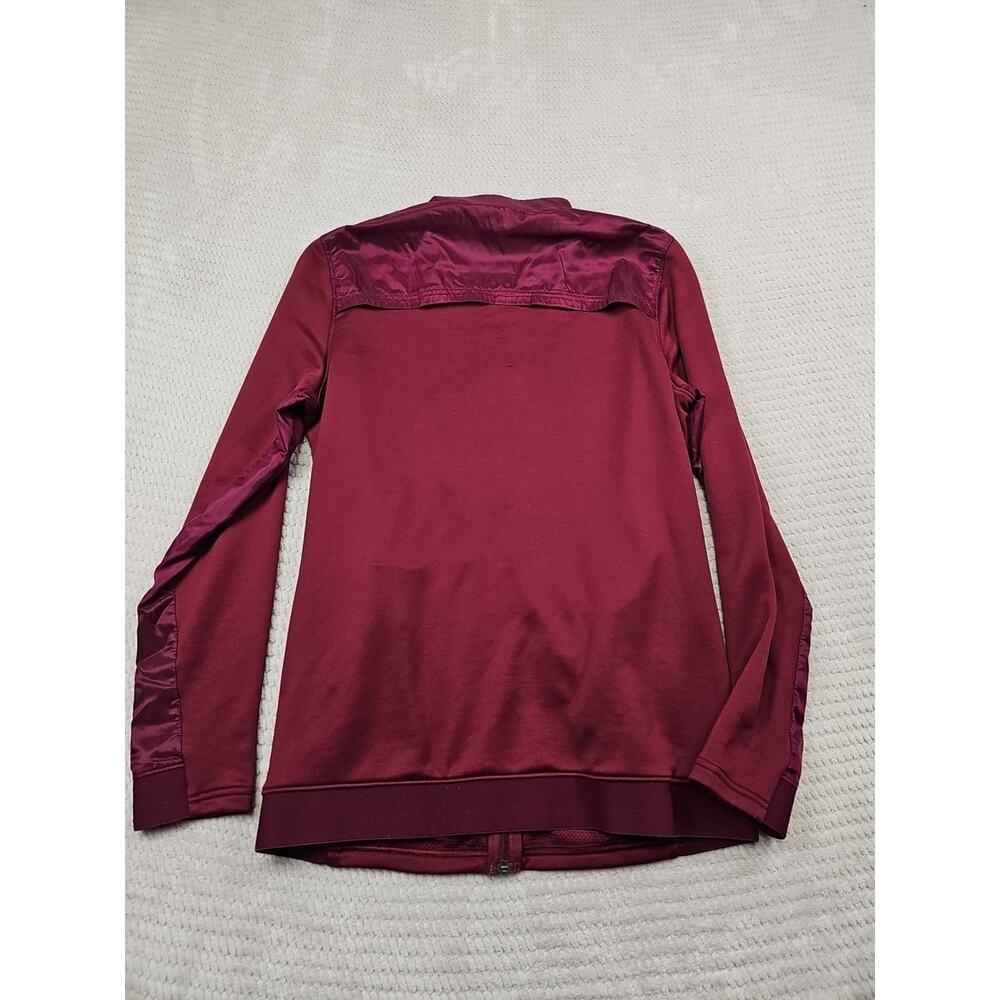 Under Armour Sweatshirt Mens Medium Maroon Full Zip Vented Active Performance - Picture 5 of 6